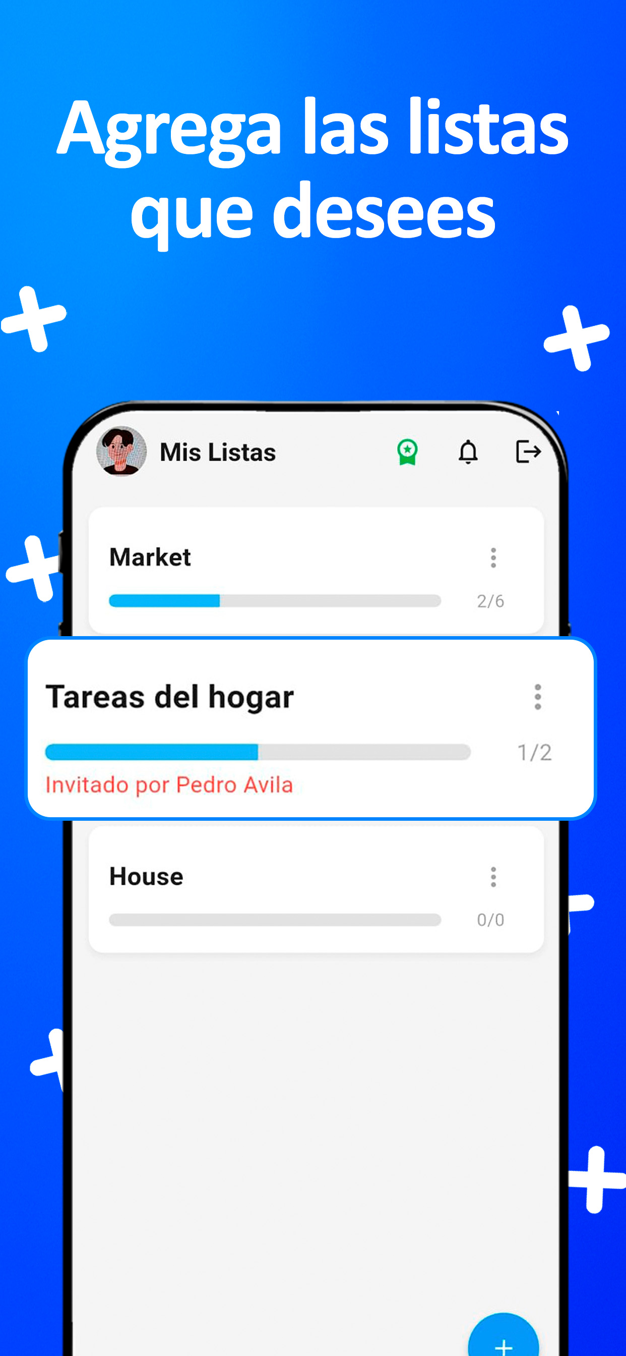 Listas en Shared List