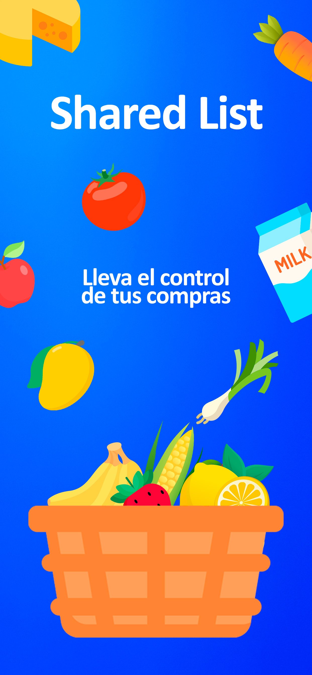 Ejemplo de lista en Shared List